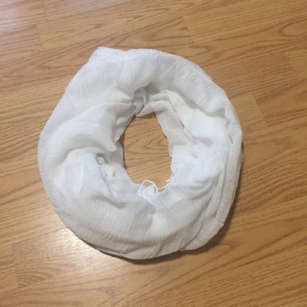 COPY - Gauzy White Scarf